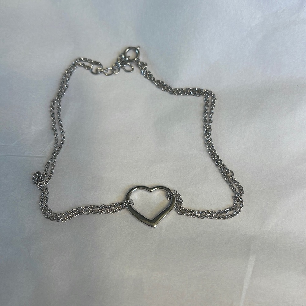 Heart anklet.